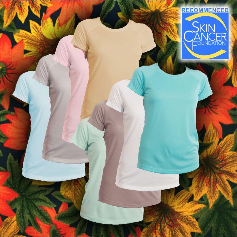 Vapor Solar UV protecting Color lady's tees