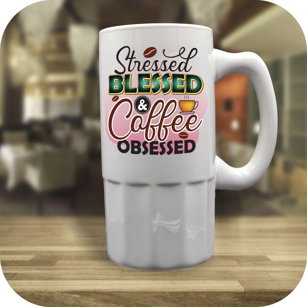 Stressed Blessed And Coffee Obsessed - Image 5
