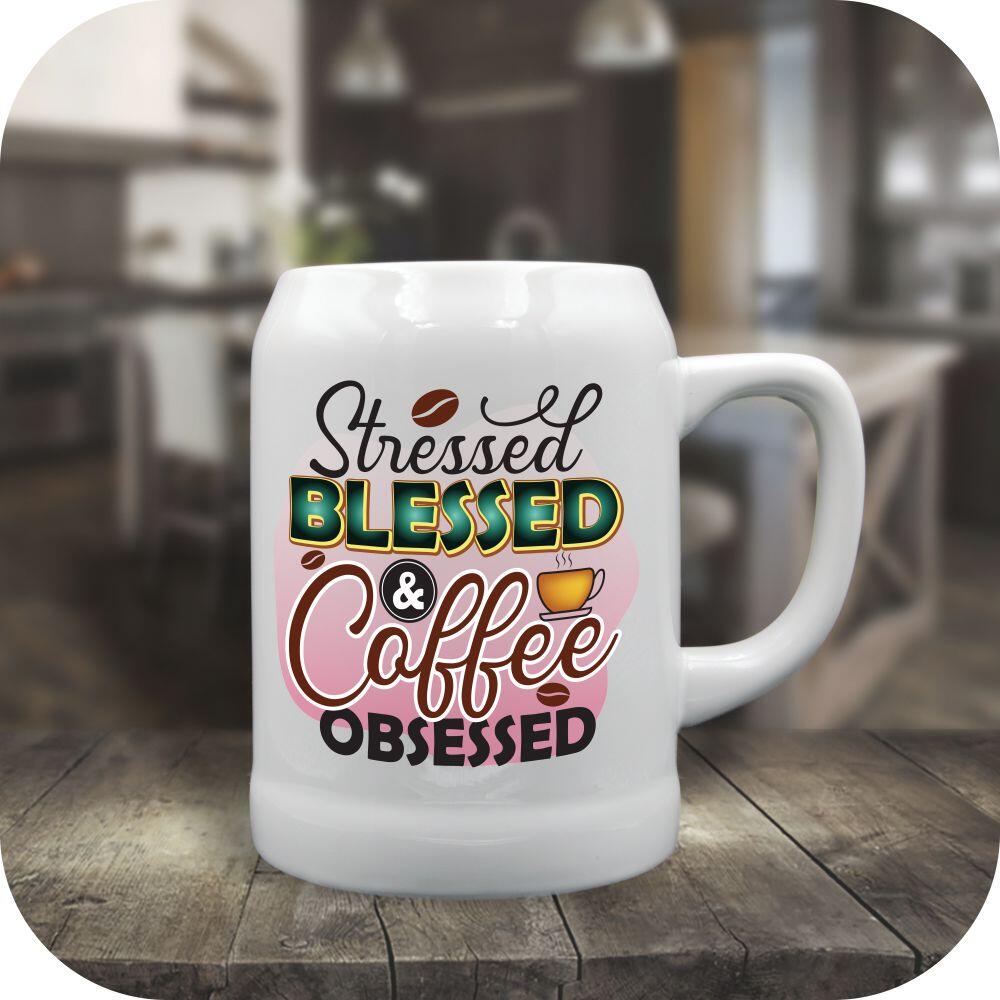 Stressed Blessed And Coffee Obsessed - Image 3