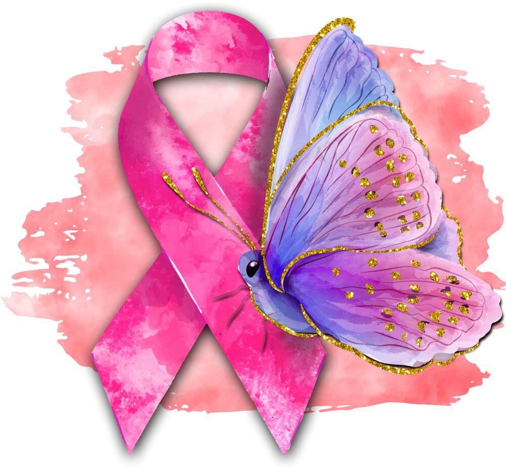 Butterfly And Ribbon