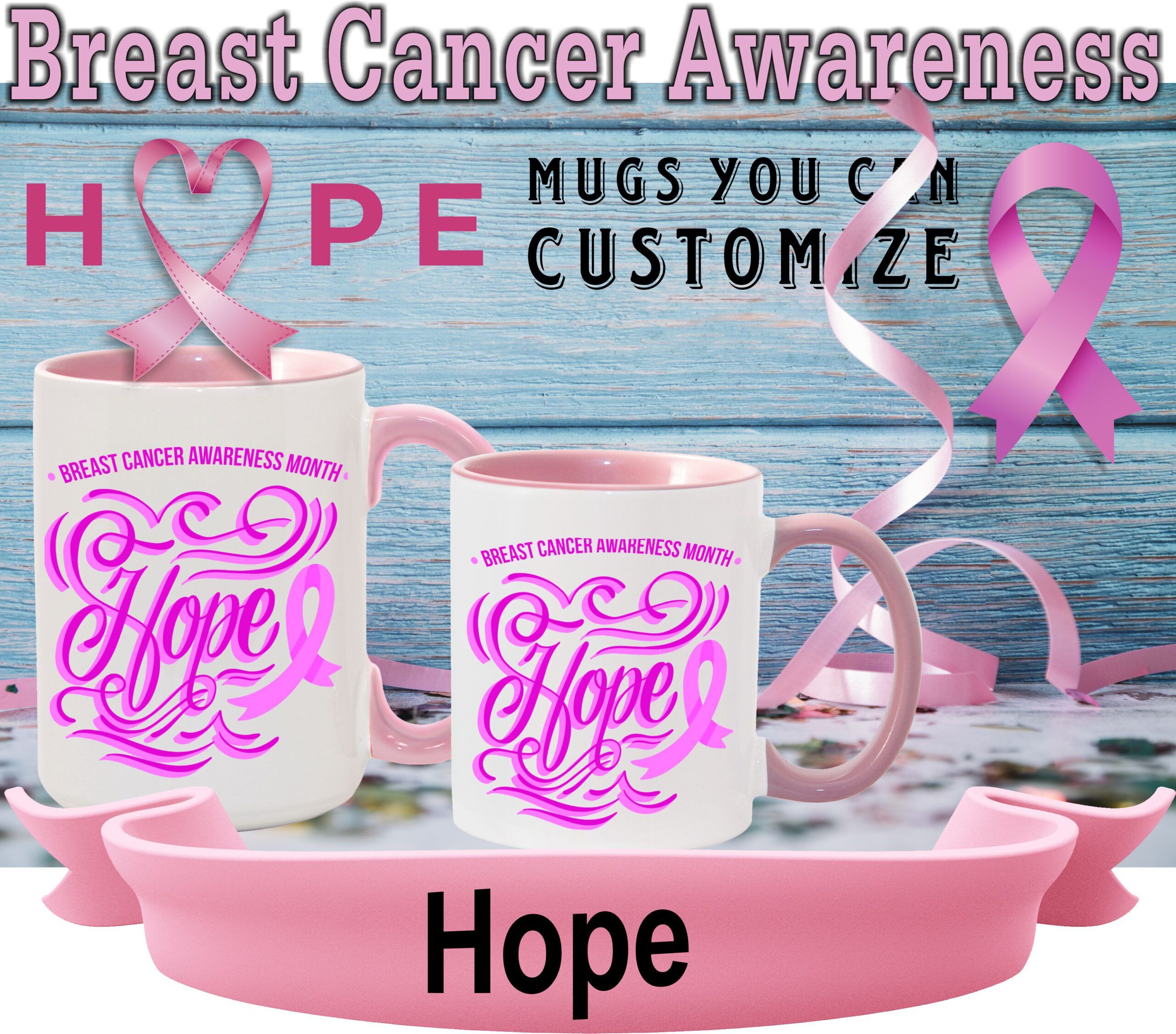 Breast Cancer Hope Mug - Image 2