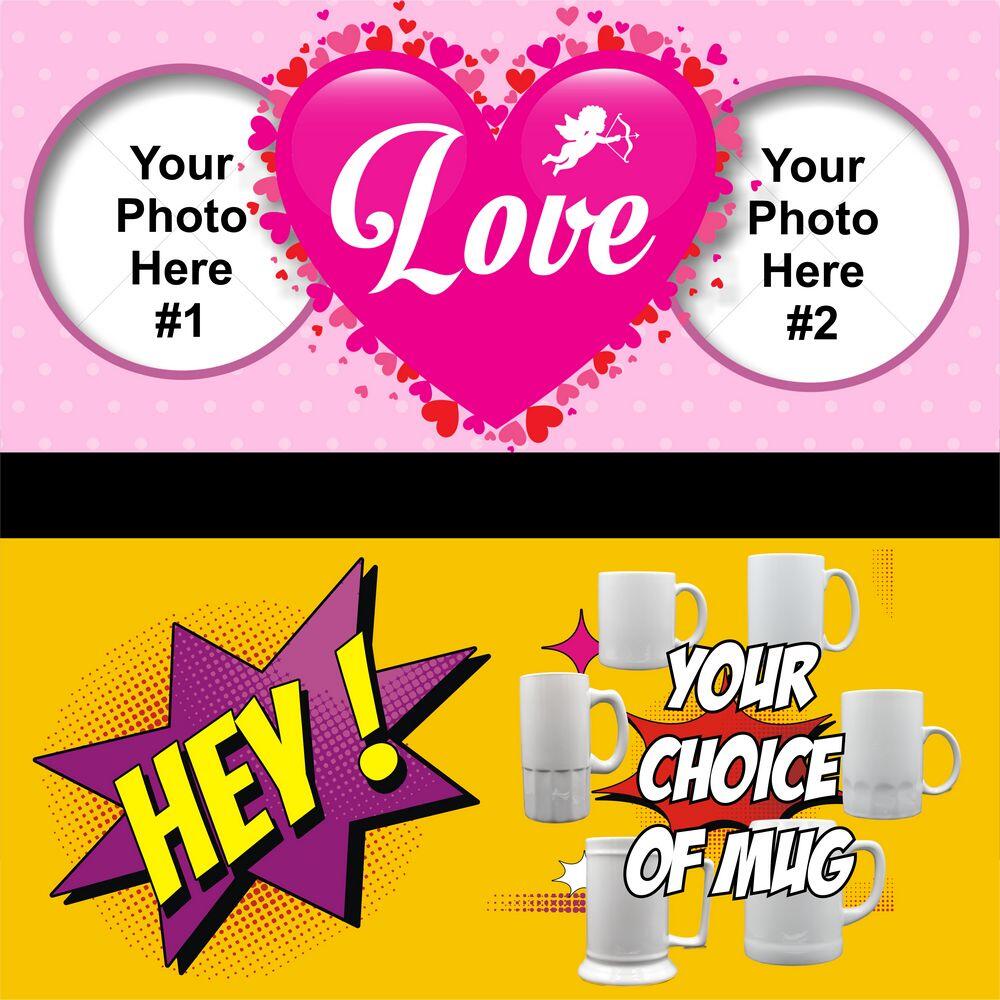 Romantic couple coffee mugs