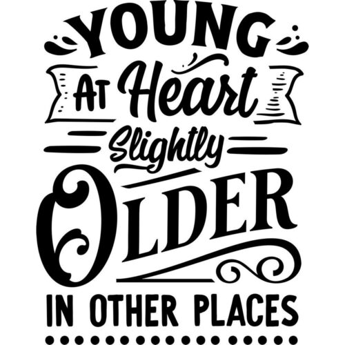 Young at heart older in other parts