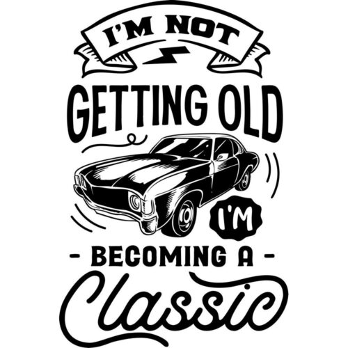 Not getting old, becoming a classic