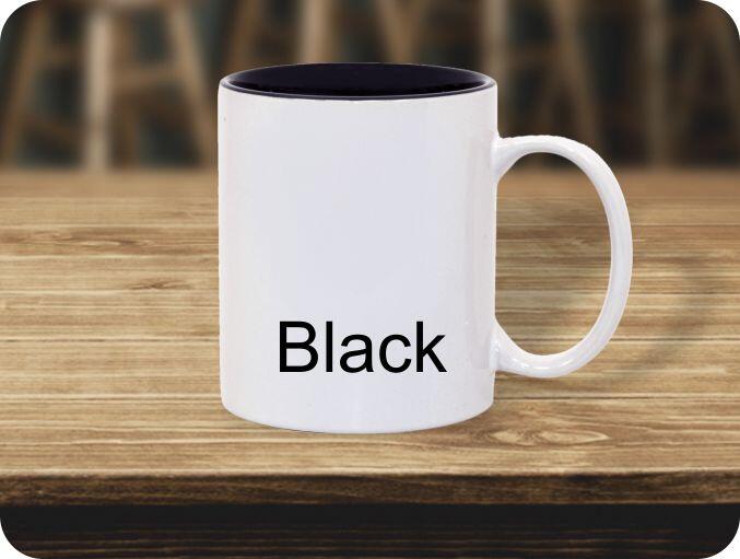 2tone black 11oz mug picture
