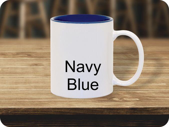 Navy Blue 11oz Deco mug