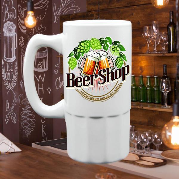 Beer Shop Printed beer stein