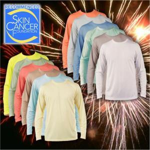 Solar UV protecting long sleeve shirts