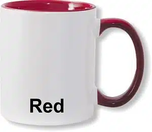 11oz Colored Inner & Handle Picture Mug - Image 3