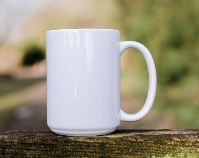 Custom Coffee Mug - Blank - 15 ounce