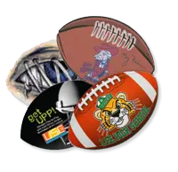 Football and Eye shaped Mousepad group