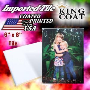 6" x 8" Custom Printed Ceramic Tile