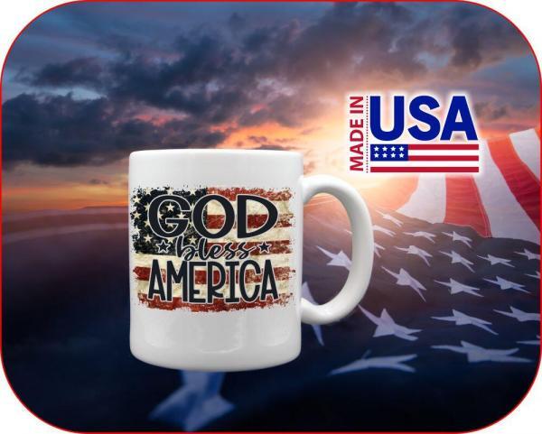 God Bless America Vintage Flag - Image 6