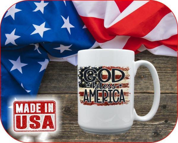 God Bless America Vintage Flag - Image 4