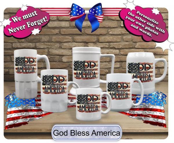 God Bless America Vintage Flag - Image 2