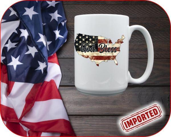 God Bless USA Vintage Flag - Image 5
