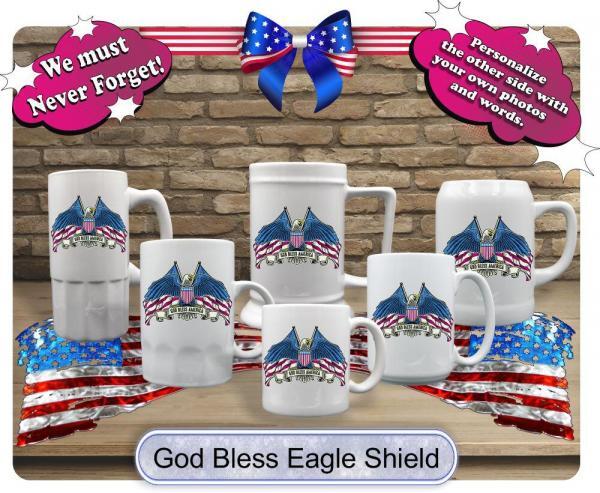 God Bless Eagle Shield - Image 2