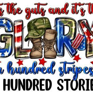 Patriotic Guts and Glory Mug