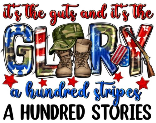 Patriotic Guts and Glory Mug