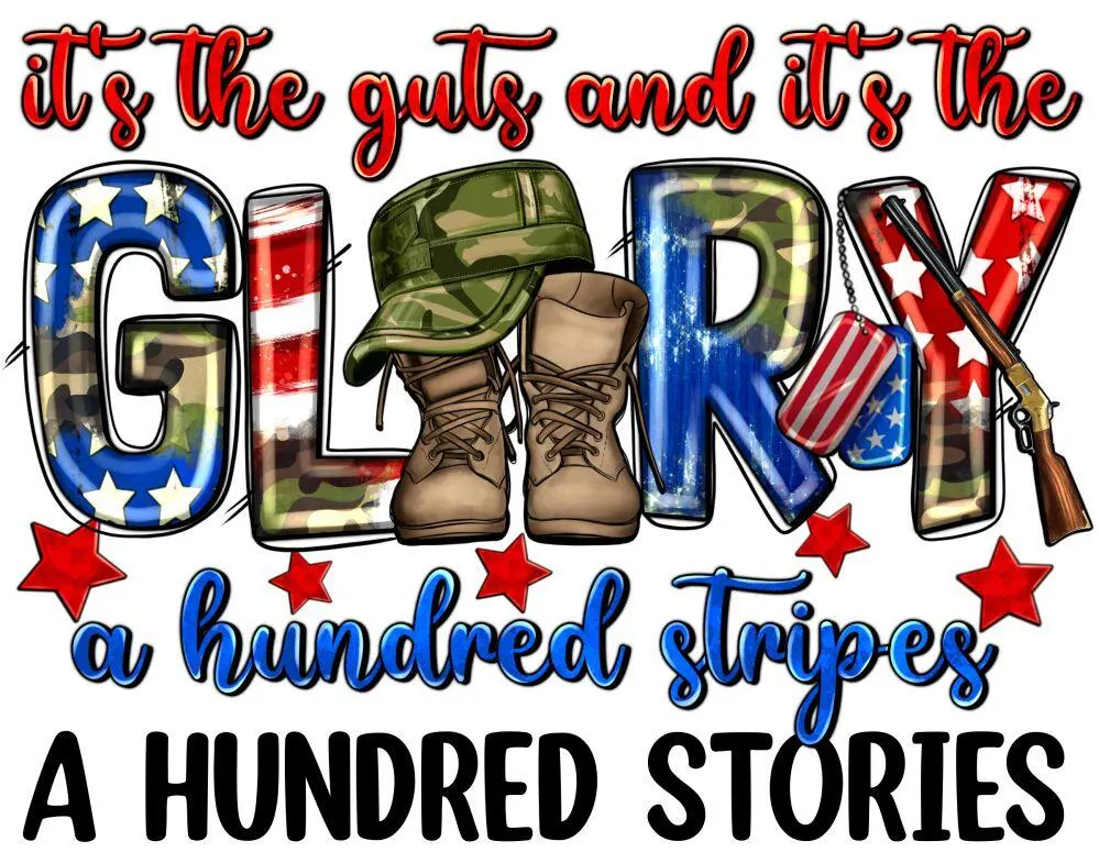 Patriotic Guts and Glory Mug