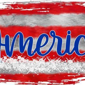 America & flag