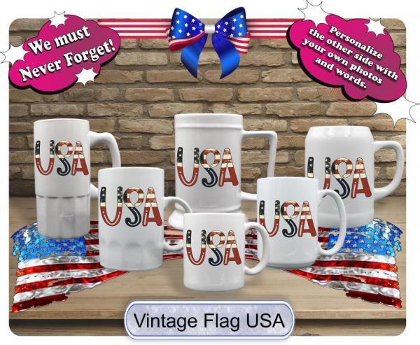 Vintage Flag USA - Image 2