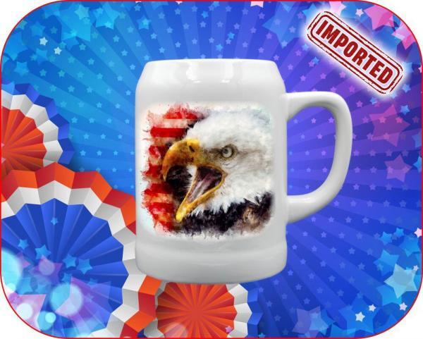 Watercolor Eagle USA Mug - Image 10