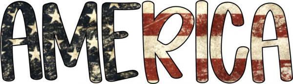 America Vintage Flag