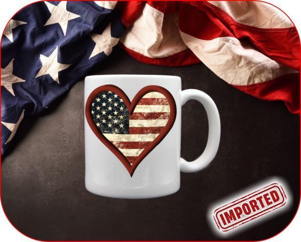 Vintage Heart Flag - Image 4