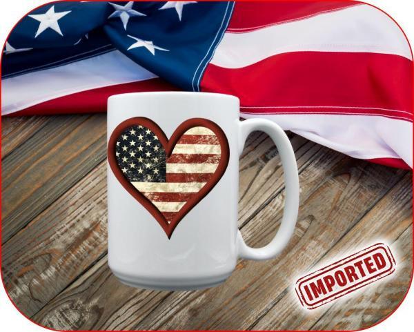 Vintage Heart Flag - Image 5