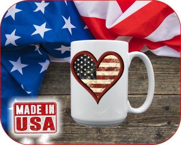 Vintage Heart Flag - Image 6