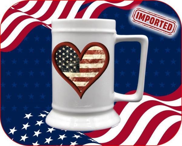 Vintage Heart Flag - Image 9