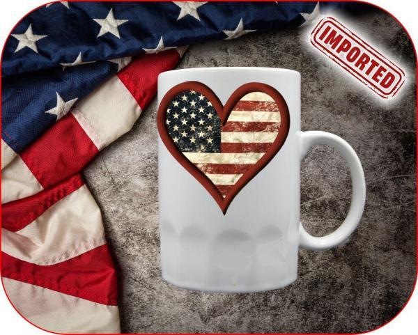 Vintage Heart Flag - Image 8