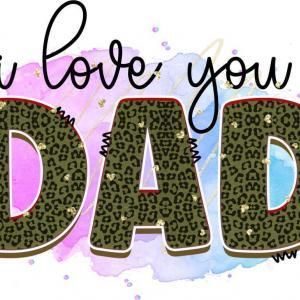 Love you Dad Mug Print