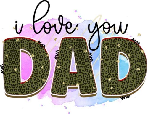 Love you Dad Mug Print