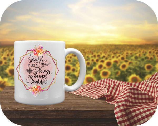 Like a Flower printed 11oz mug