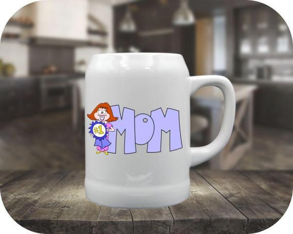 22oz tankard for #1 MOM