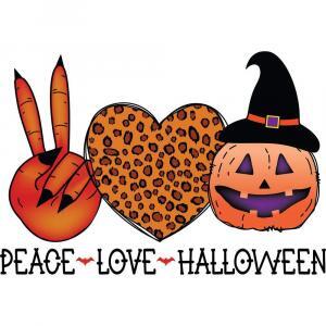 Peace Love Halloween