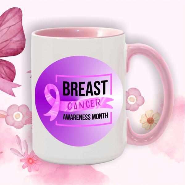 Breast Cancer 15oz pink Mug