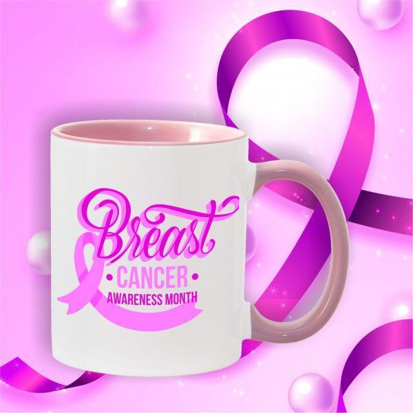 breast cancer awareness mug in 11oz size