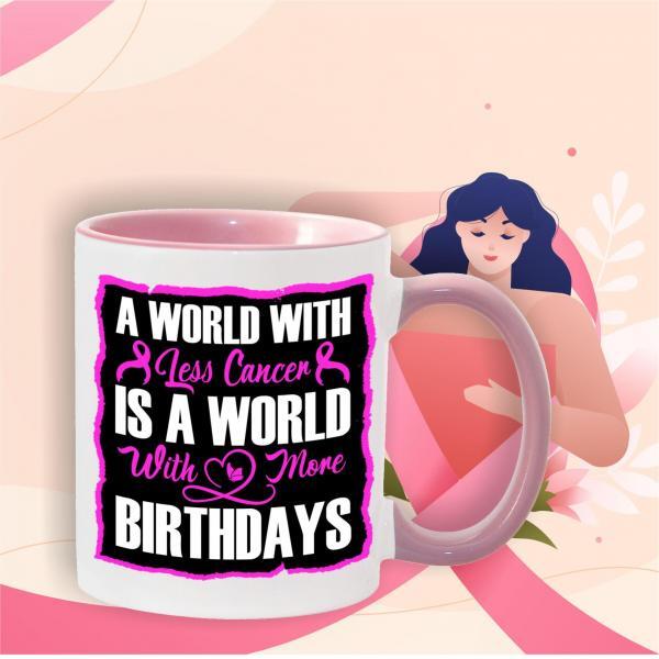 A world with less cancer 11oz mug