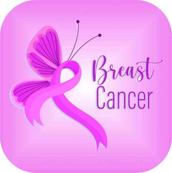 breast cancer ribbon butterfly image