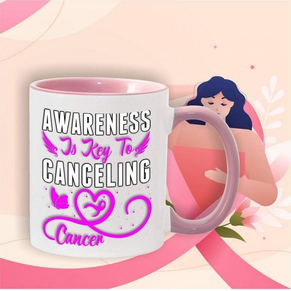 Awareness is key to canceling Cancer 11oz mug