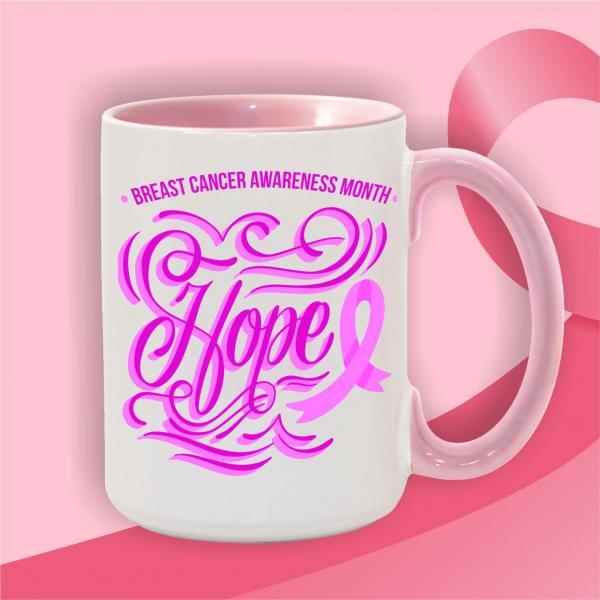 Breast Cancer Hope 15oz Mug