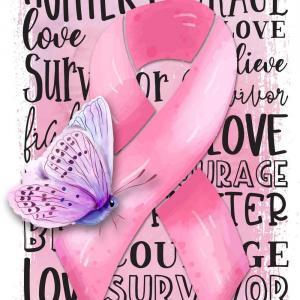 Butterfly And Ribbon