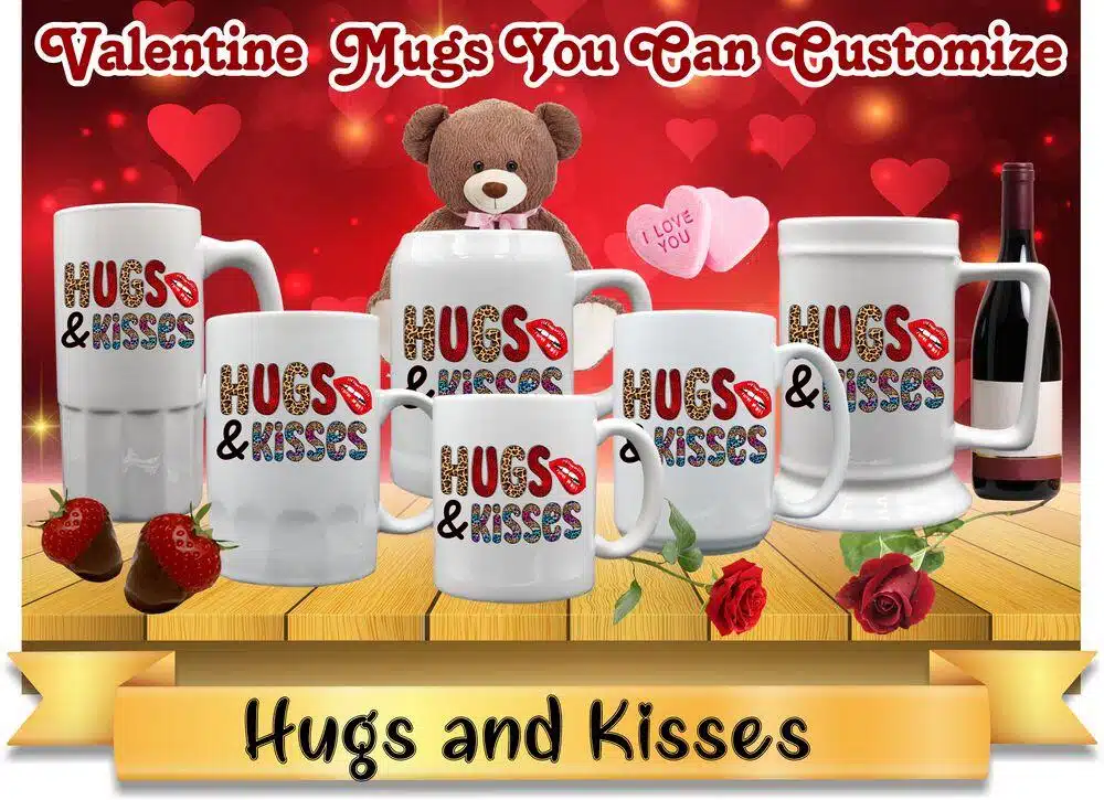 Hugs Hugs and kisses