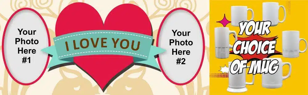 I I love you mug