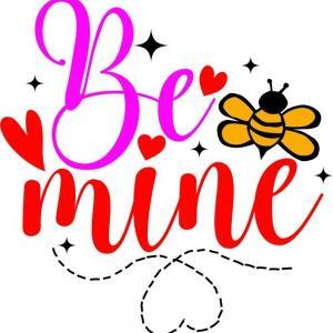 Be Mine mug print