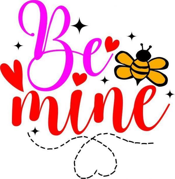 Be Mine mug print