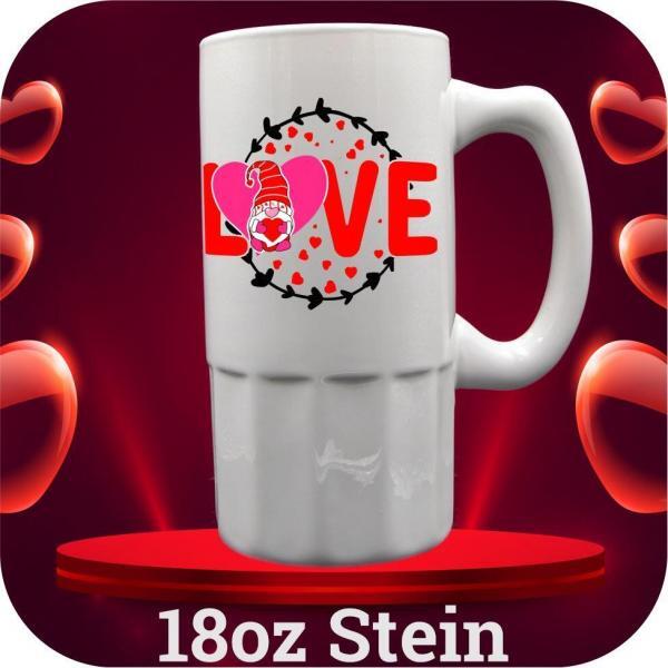 18oz Love personalized beer stein